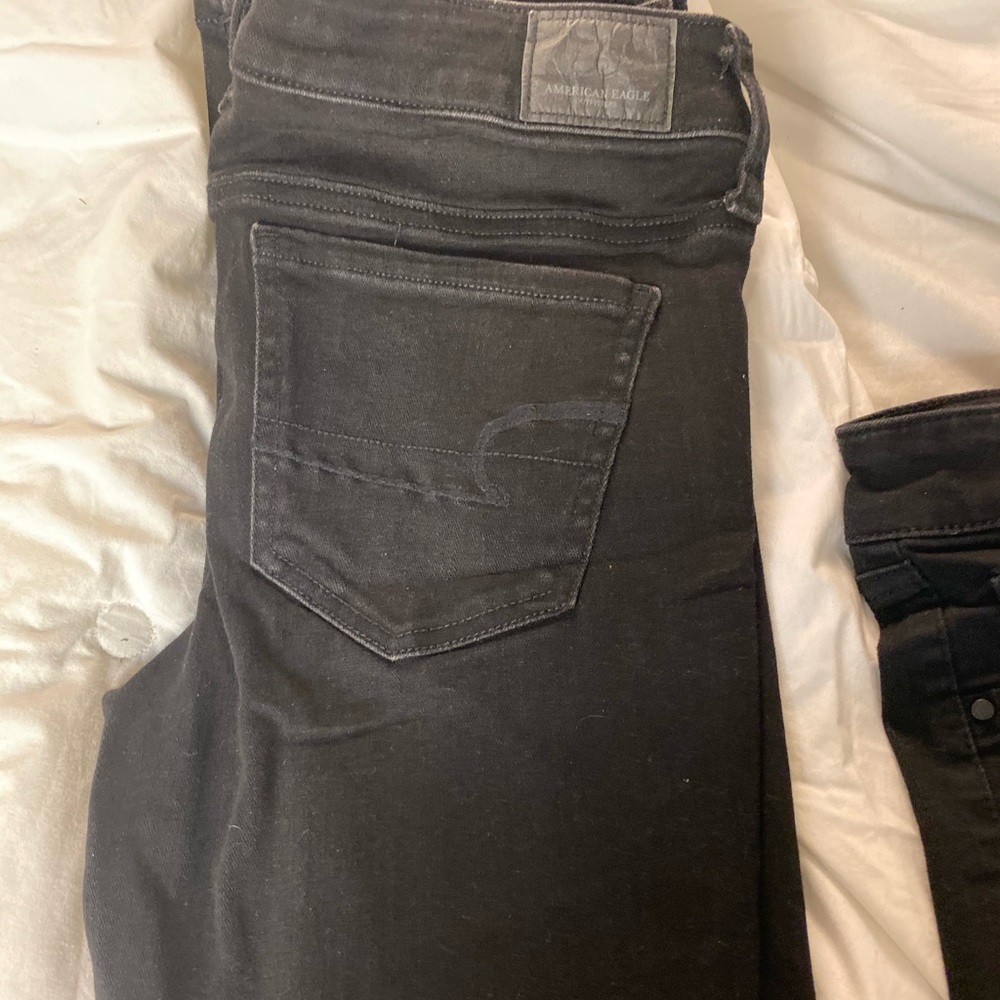 American eagle black skinny jeans